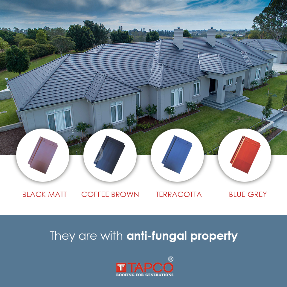 THE QUALITIES OF TAPCO CERAMIC ROOF TILES