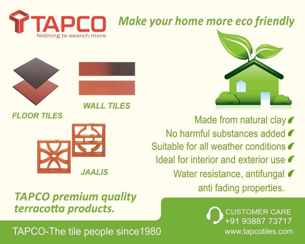 Eco-Friendly Floor Tiles, Wall Tiles and Jaalis