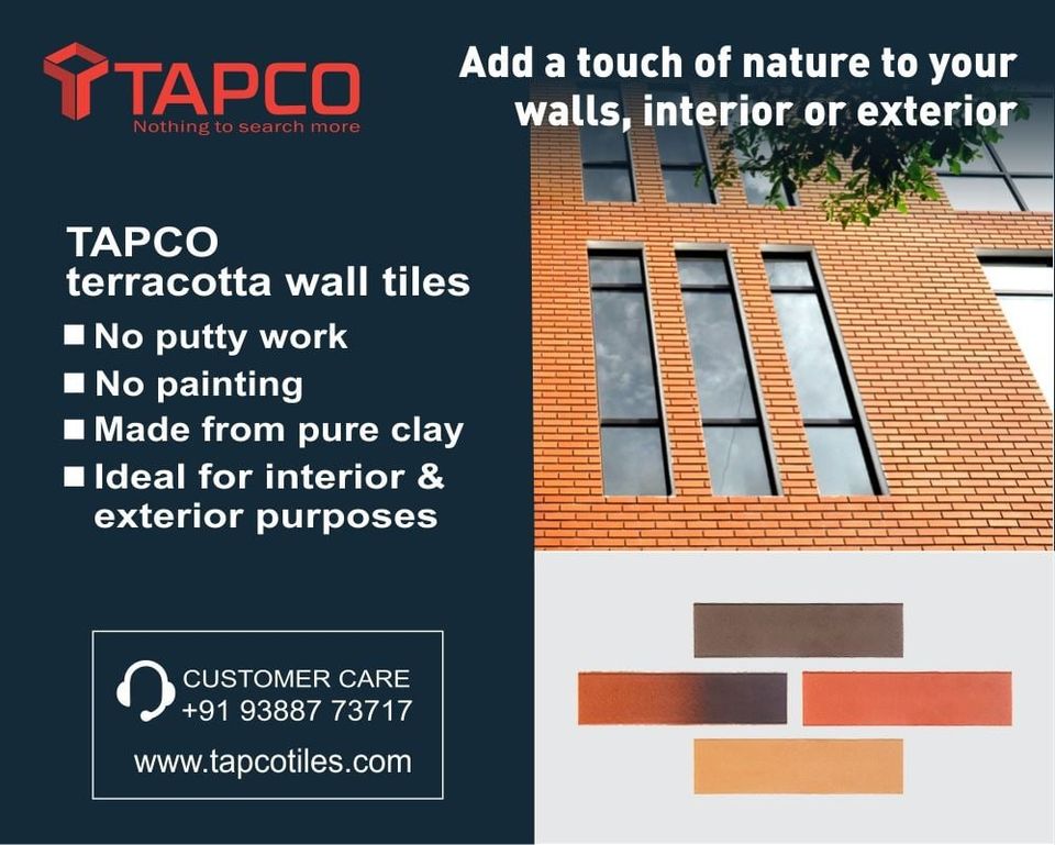 Terracotta Wall Tiles for Interiors and Exteriors