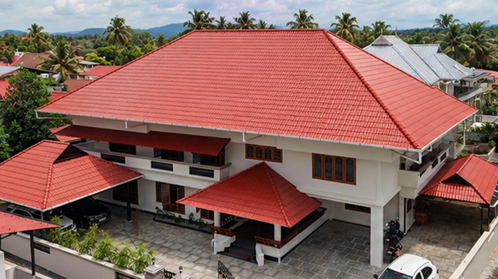 Ceramic roof tiles for kerala homes