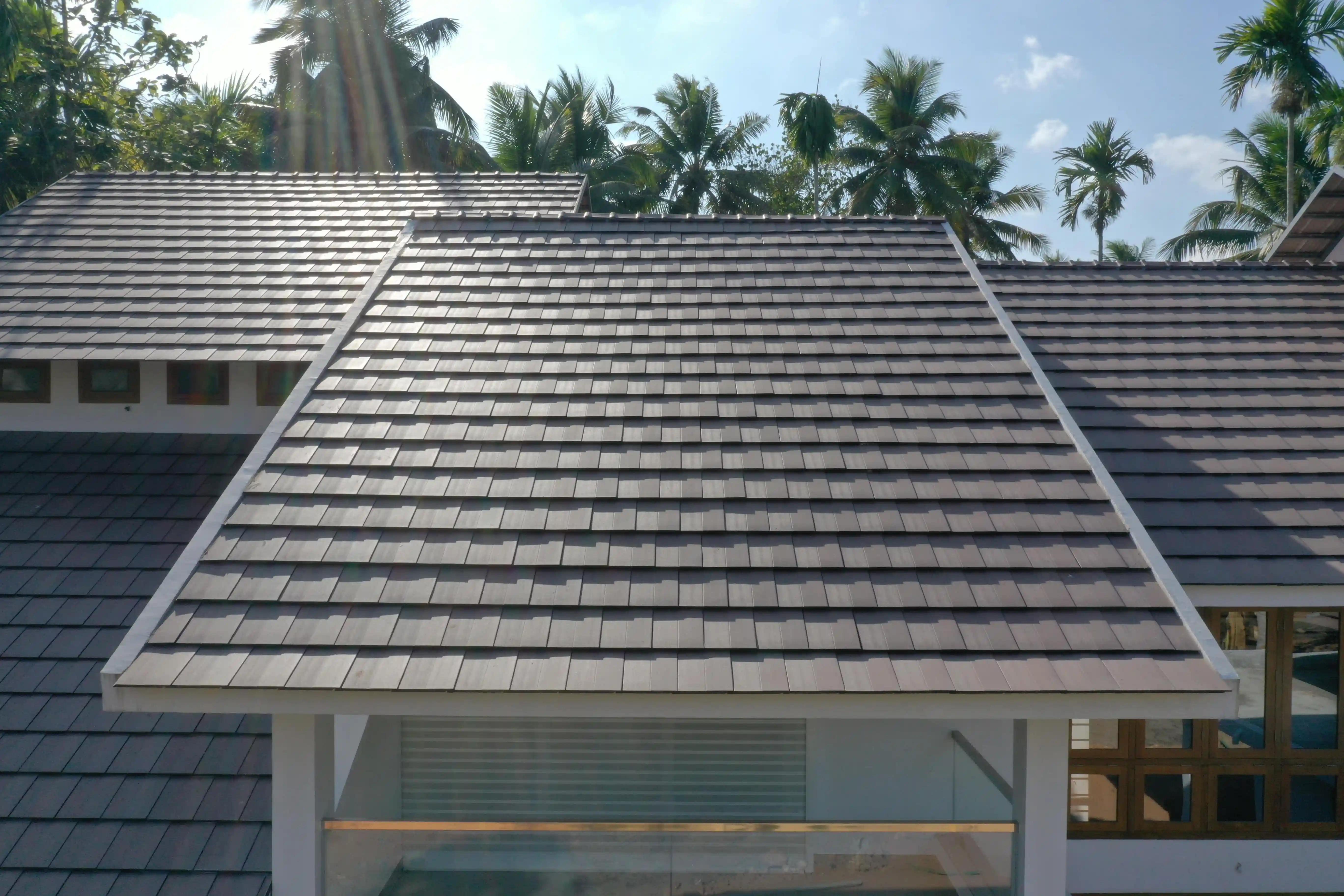 Grey roof tiles for kerala homes tapco